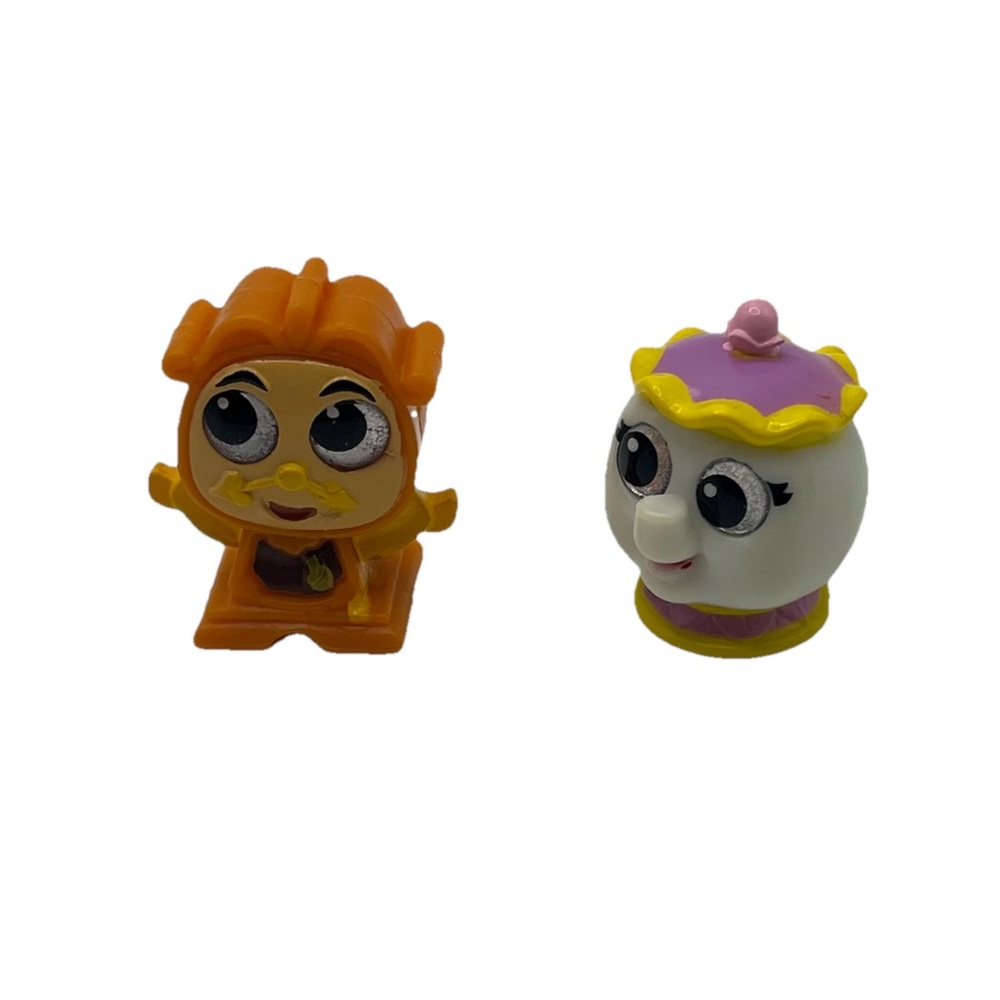 Disney Doorables Mrs. Potts / Cogworth Beauty and the Beast - Series 4 Lot of 2